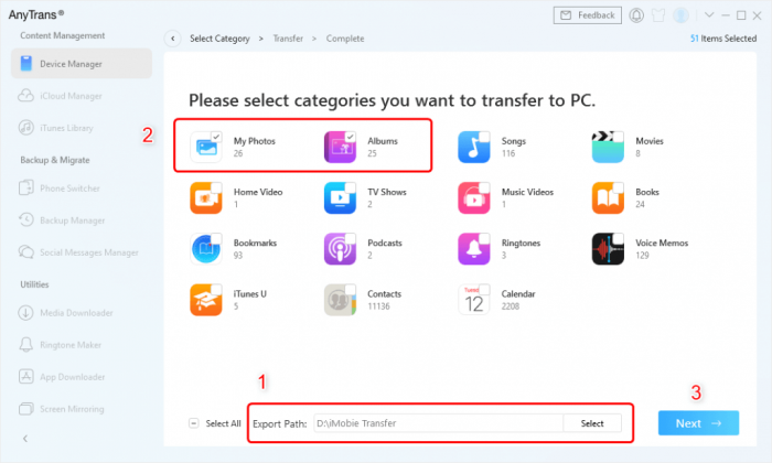 انتقال عکس آیفون به کامپیوتر