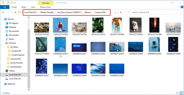 انتقال عکس آیفون به کامپیوتر