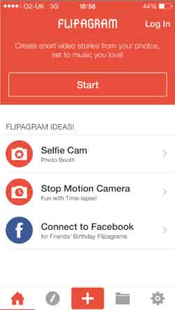 Flipagram برنامه کلیپ ساز برای ایفون