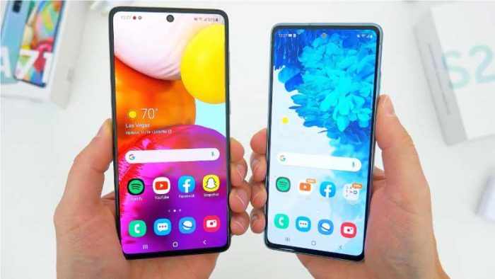 مقایسه s20 fe با a71 سامسونگ : کدام بهتر است و کدام را بخریم؟ 