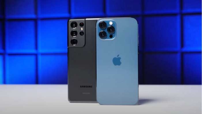 مقایسه s21 ultra با iphone 12 pro max از نظر طراحی و کیفیت ساخت