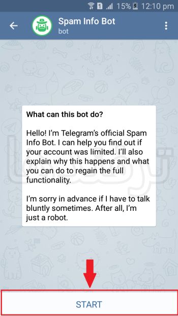 رفع ریپورت تلگرام,آموزش خروج از ریپورت تلگرام