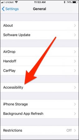 کم کردن نور صفحه آیفون,کم کردن روشنایی صفحه آیفون