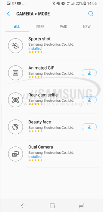 تنظیمات دوربین S8،تنظیمات دوربین S8+،تنظیمات دوربین اس 8